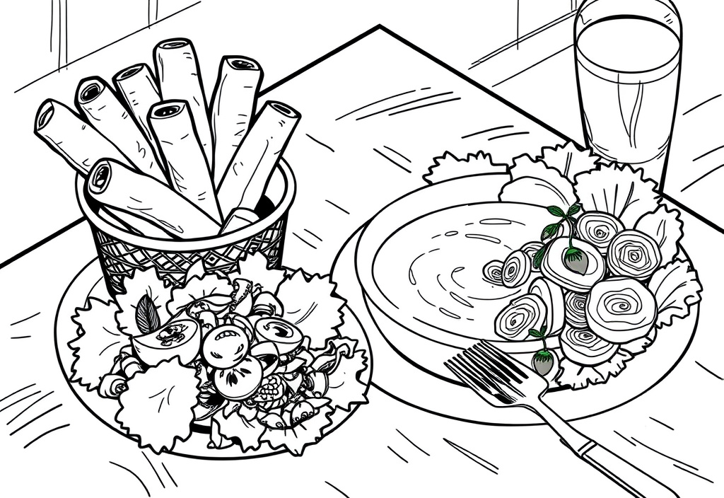 Complimentary Olive Garden soup, salad, and breadsticks